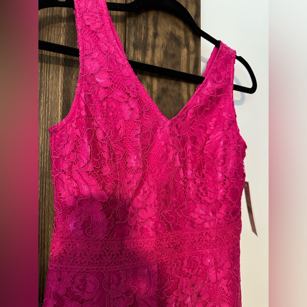 Hot Pink Nanette Lace Dress